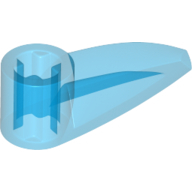 Lego zub, dráp, roh, průhledná tmavě modrá (4163569, 6133516, 6275771)